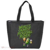 Pickle Player World's Okayest Pickleball  Tote Bag thumb 0