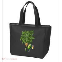 Pickle Player World's Okayest Pickleball  Tote Bag thumb 3