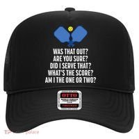 Pickleball Questions 1 Or 2 Who Served Funny Pickleball Hat thumb 0