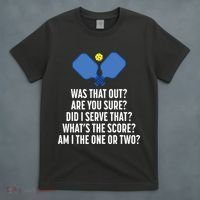 Pickleball Questions 1 Or 2 Who Served Funny Pickleball T-Shirt thumb 4