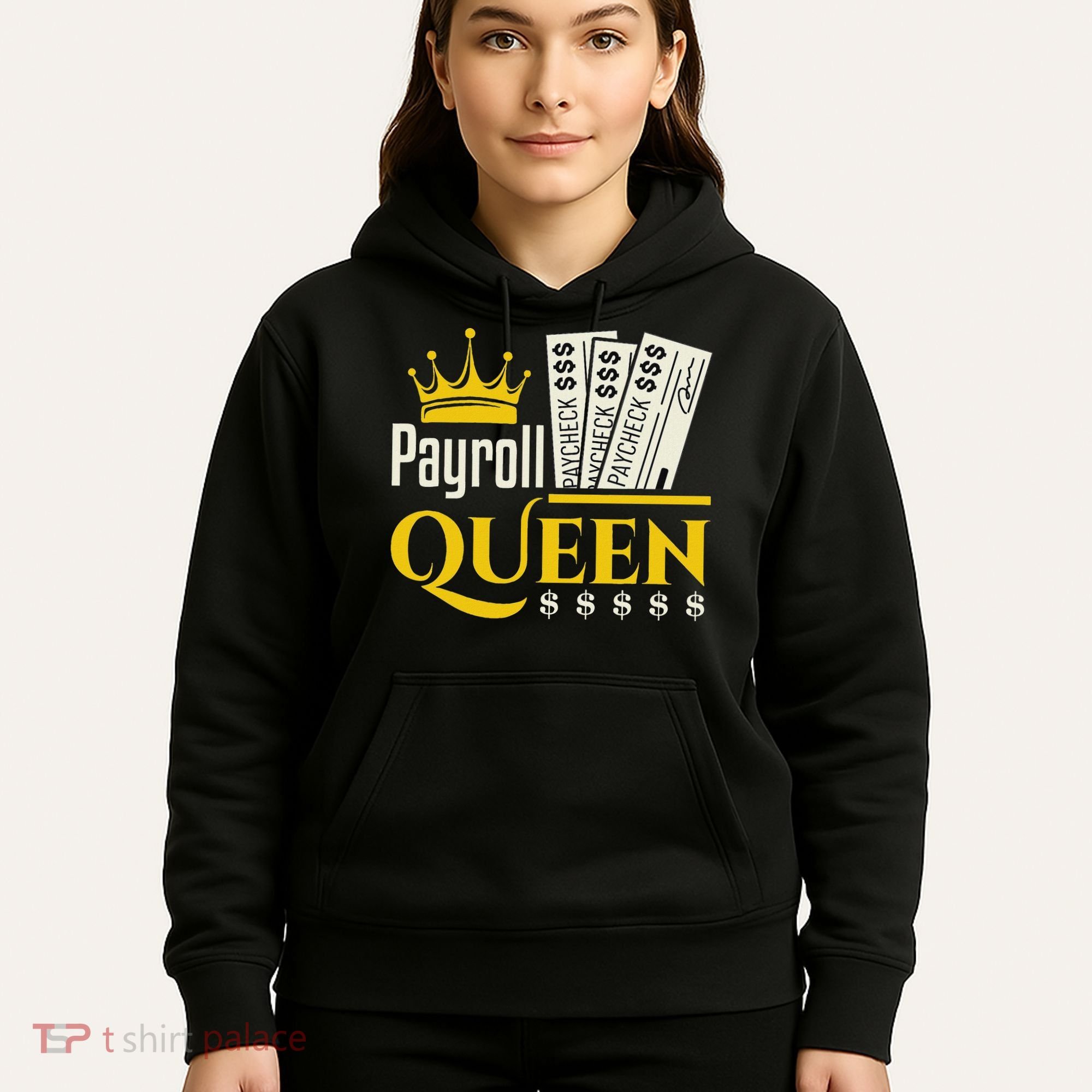 Payroll Queen Accounting Accountant Clerk Manager Hoodie