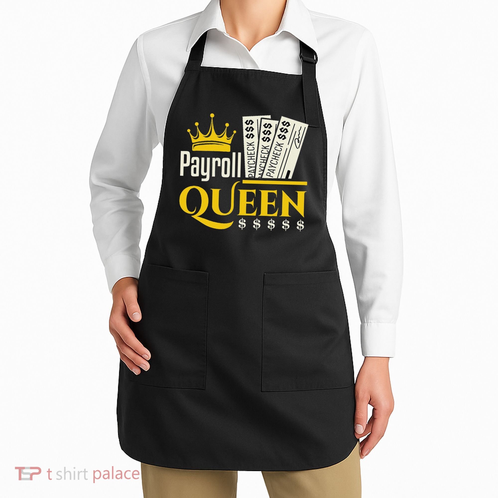 Payroll Queen Accounting Accountant Clerk Manager Apron