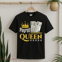 Payroll Queen Accounting Accountant Clerk Manager T-Shirt thumb 2