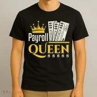 Payroll Queen Accounting Accountant Clerk Manager T-Shirt thumb 3