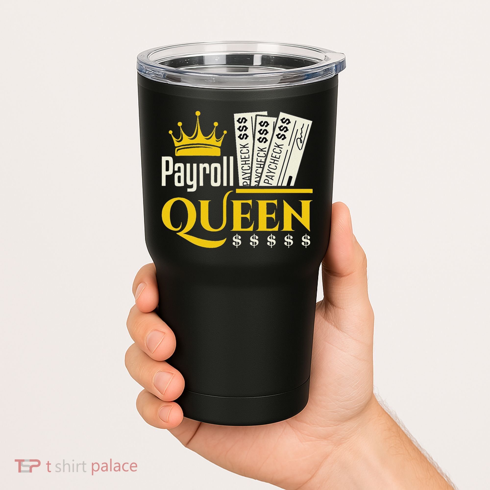 Payroll Queen Accounting Accountant Clerk Manager Tumbler