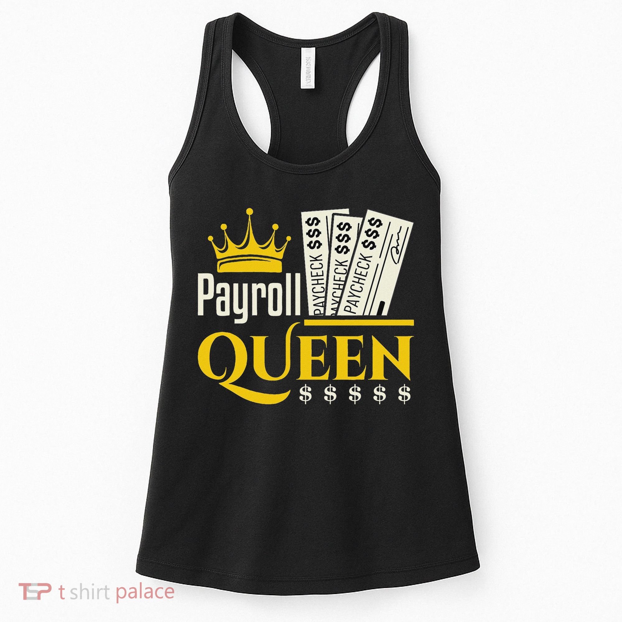 Payroll Queen Accounting Accountant Clerk Manager Women's Tank Top