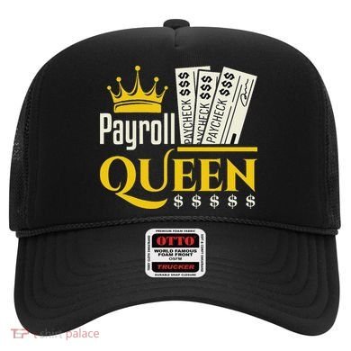 Payroll Queen Accounting Accountant Clerk Manager Hat