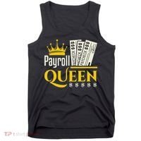 Payroll Queen Accounting Accountant Clerk Manager Tank Top thumb 0