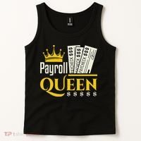 Payroll Queen Accounting Accountant Clerk Manager Tank Top thumb 2