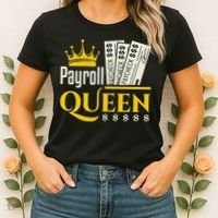 Payroll Queen Accounting Accountant Clerk Manager Women's T-Shirt thumb 2