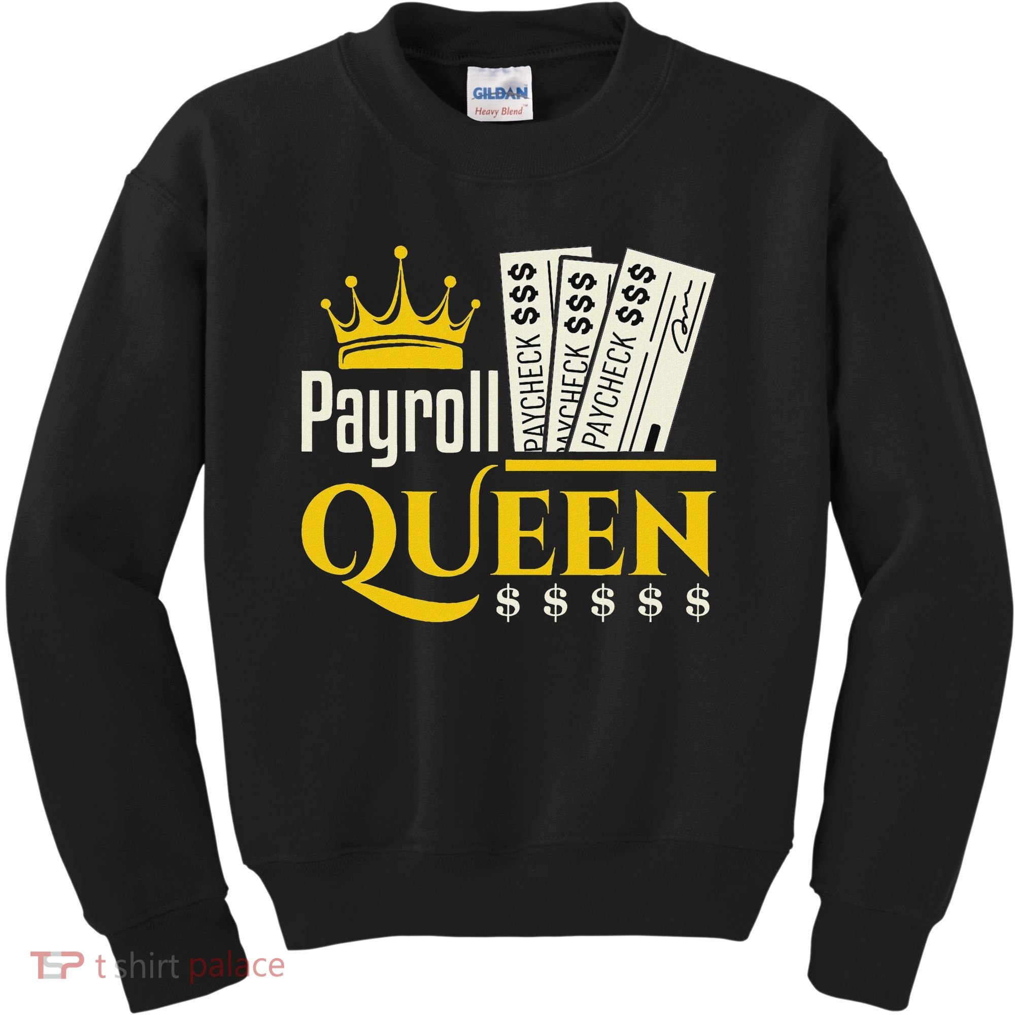 Payroll Queen Accounting Accountant Clerk Manager Kids Sweatshirt