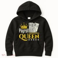 Payroll Queen Accounting Accountant Clerk Manager Kids Hoodie thumb 0