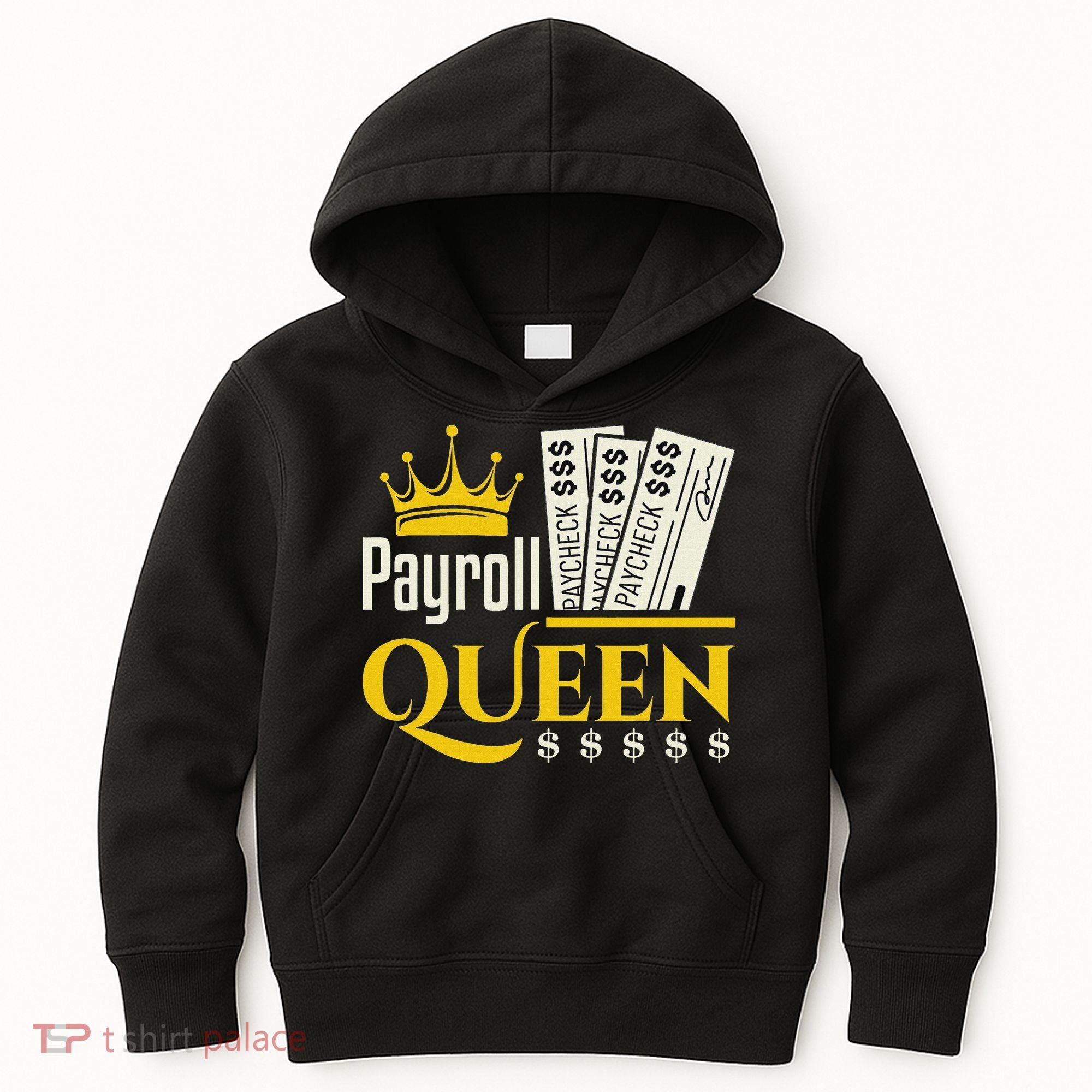 Payroll Queen Accounting Accountant Clerk Manager Kids Hoodie