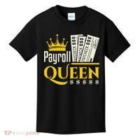Payroll Queen Accounting Accountant Clerk Manager Kids T-Shirt thumb 0