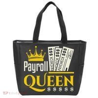 Payroll Queen Accounting Accountant Clerk Manager Tote Bag thumb 0