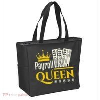Payroll Queen Accounting Accountant Clerk Manager Tote Bag thumb 2