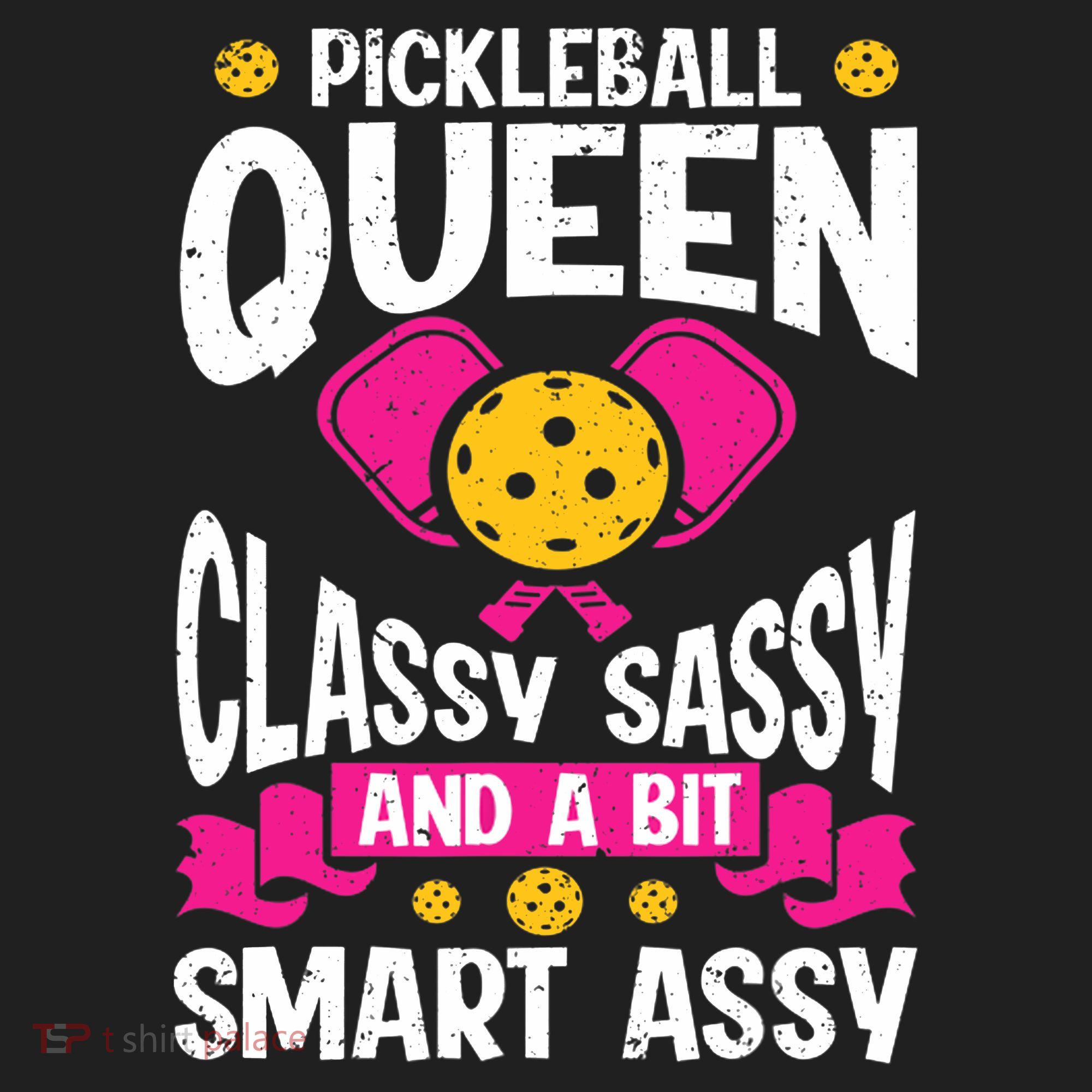 Pickleball Queen Classy Sassy And A Bit Smart Assy Beanie