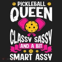 Pickleball Queen Classy Sassy And A Bit Smart Assy Hat thumb 2