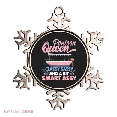Pontoon Queen Gift For Pontoon Boating Mom Lover Cute Gift Ornament