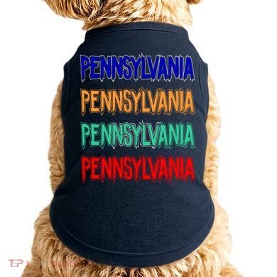 Pennsylvania Quad Logo Doggie Tank