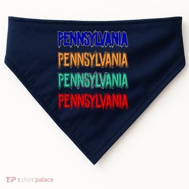 Pennsylvania Quad Logo USA-Made Doggie Bandana