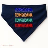 Pennsylvania Quad Logo USA-Made Doggie Bandana thumb 0