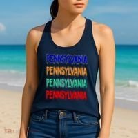 Pennsylvania Quad Logo Women's Tank Top thumb 2