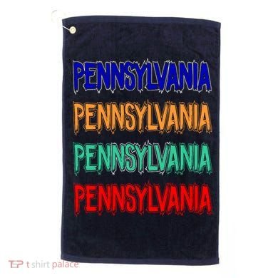 Pennsylvania Quad Logo Golf Towel