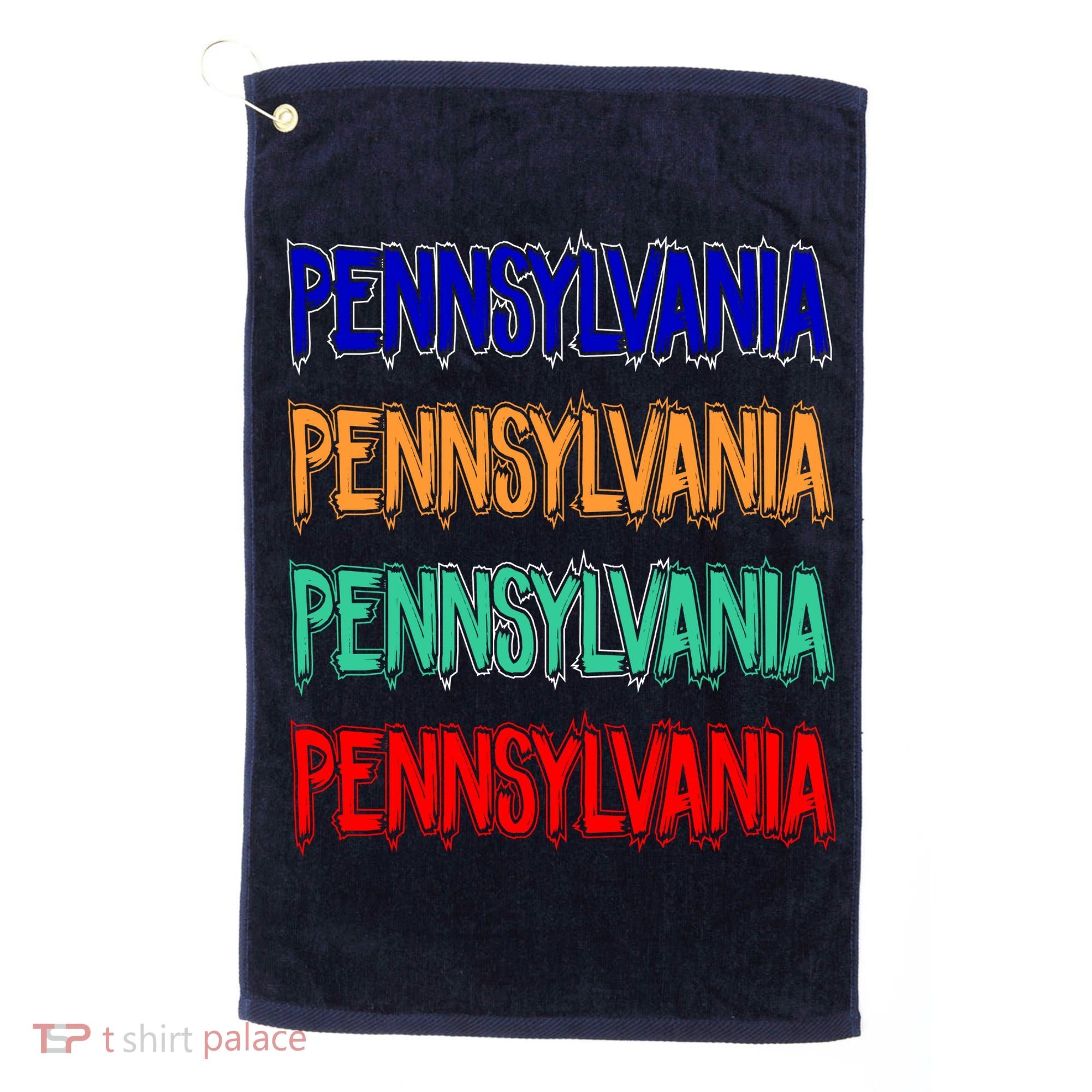 Pennsylvania Quad Logo Golf Towel