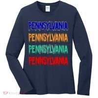 Pennsylvania Quad Logo Women's Long Sleeve Shirt thumb 0