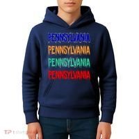 Pennsylvania Quad Logo Kids Hoodie thumb 4
