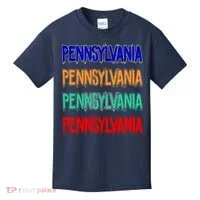 Pennsylvania Quad Logo Kids T-Shirt thumb 0