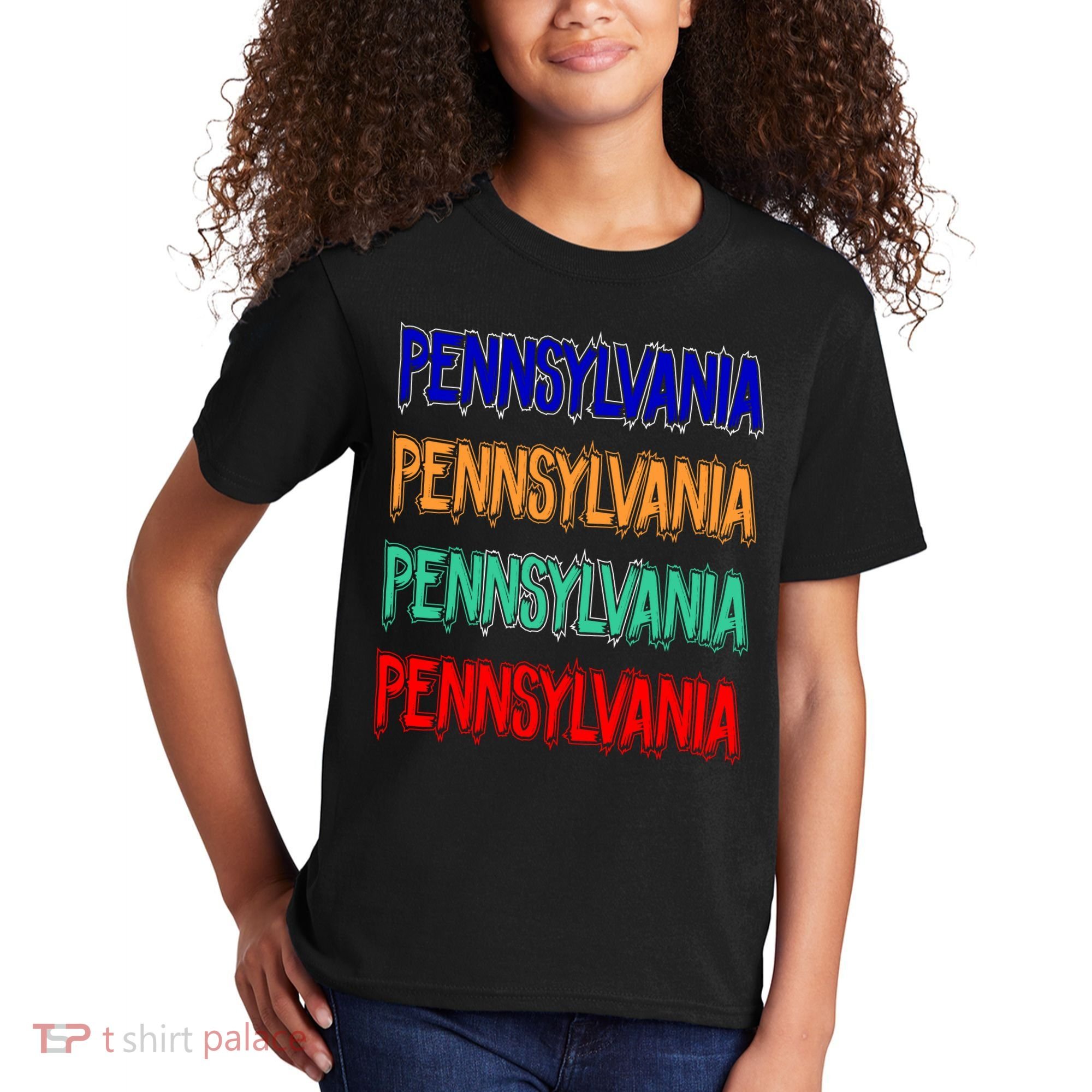 Pennsylvania Quad Logo Kids T-Shirt