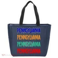 Pennsylvania Quad Logo Tote Bag thumb 0