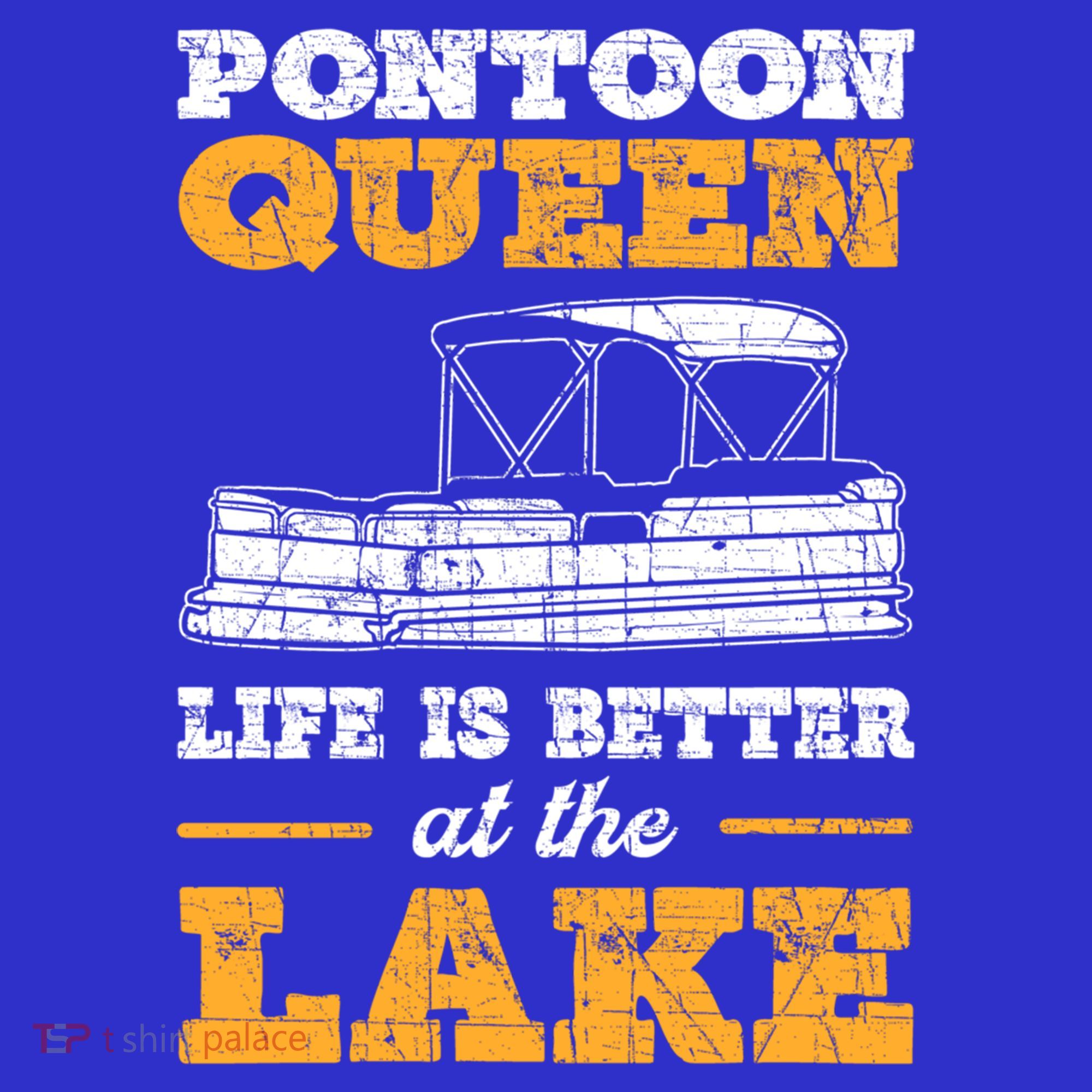 Pontoon Queen Life Is Better At The Lake Pontoon Boat Gift Mousepad