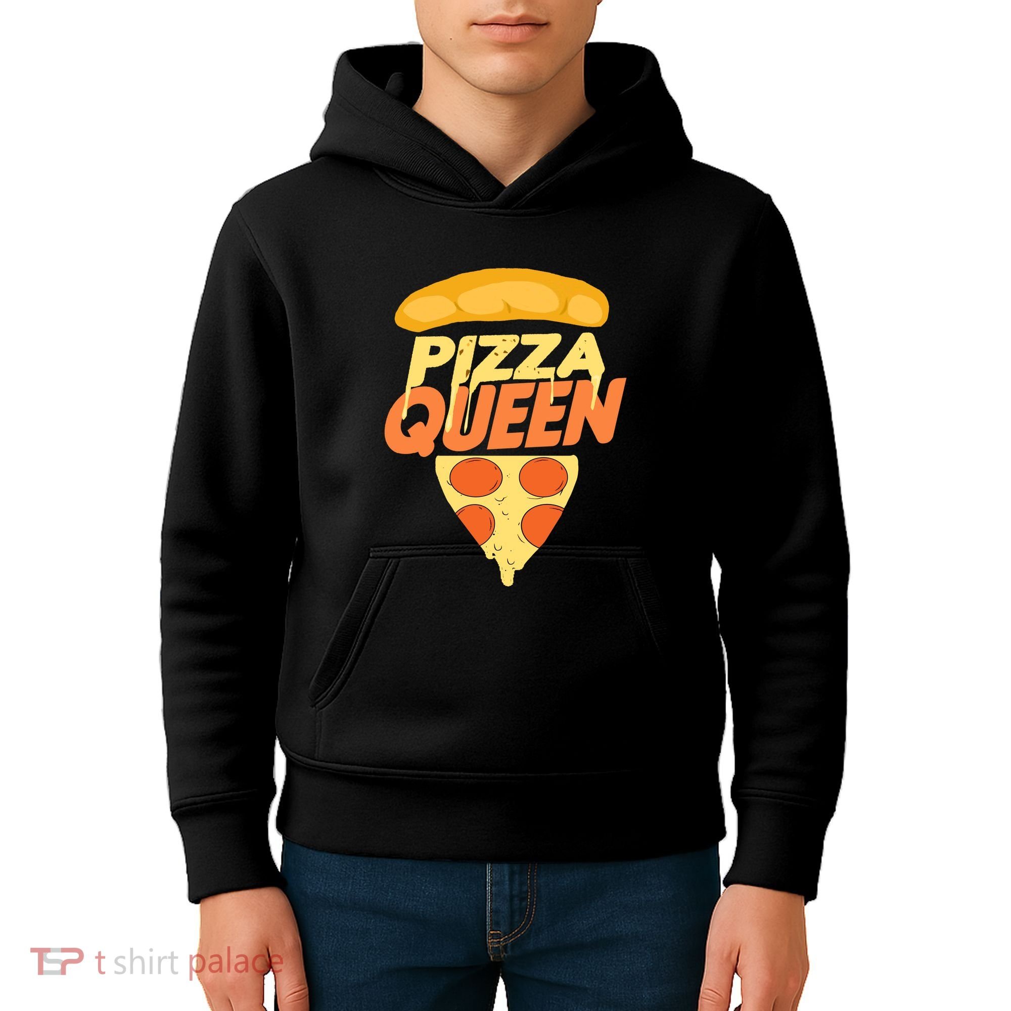Pizza Queen Kids Hoodie