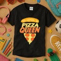 Pizza Queen Kids T-Shirt thumb 3