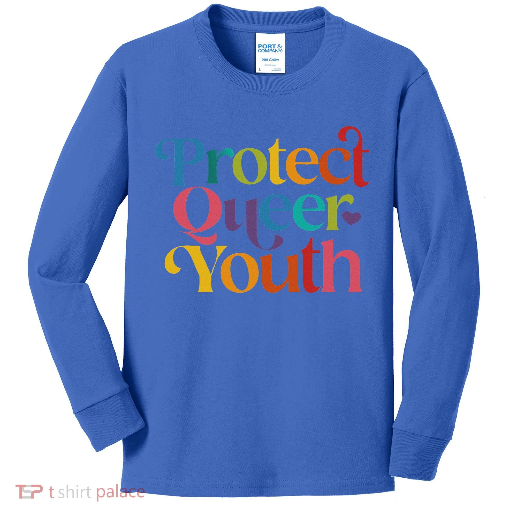 Protect Queer Pride Lgbtq Kids Long Sleeve Shirt