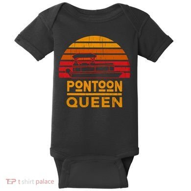 Pontoon Queen Vintage Baby Bodysuit