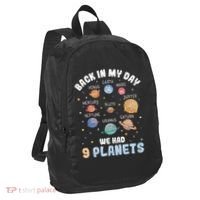 Pluto Quote We Had 9 Planets Galaxy Solar System Science Port Authority Crush Ripstop Backpack thumb 1