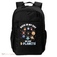 Pluto Quote We Had 9 Planets Galaxy Solar System Science Backpack thumb 0