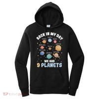 Pluto Quote We Had 9 Planets Galaxy Solar System Science Women's Hoodie thumb 0