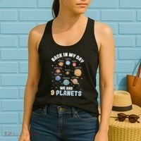 Pluto Quote We Had 9 Planets Galaxy Solar System Science Women's Tank Top thumb 2