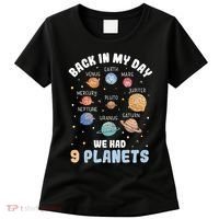 Pluto Quote We Had 9 Planets Galaxy Solar System Science Women's T-Shirt thumb 0
