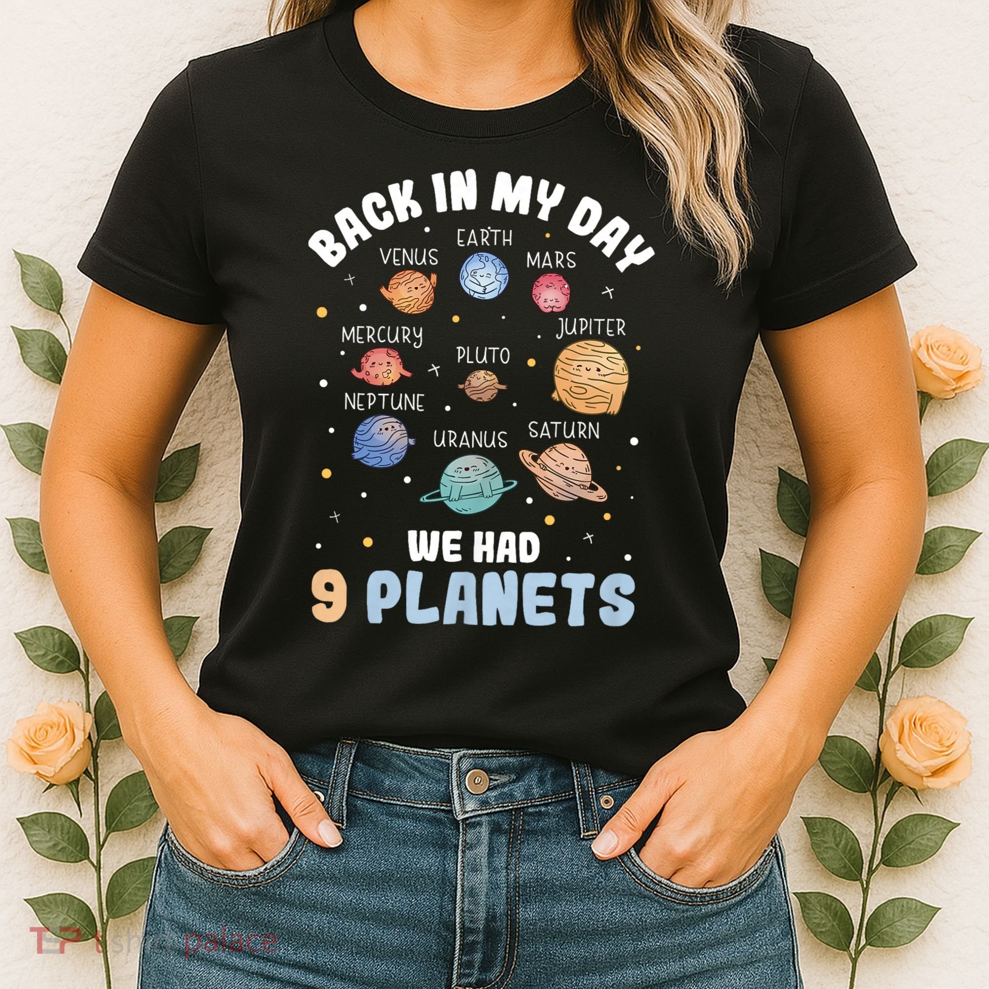 Pluto Quote We Had 9 Planets Galaxy Solar System Science Women's T-Shirt