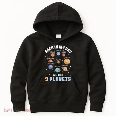 Pluto Quote We Had 9 Planets Galaxy Solar System Science Kids Hoodie