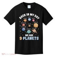Pluto Quote We Had 9 Planets Galaxy Solar System Science Kids T-Shirt thumb 0