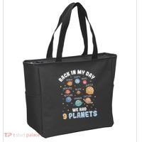 Pluto Quote We Had 9 Planets Galaxy Solar System Science Tote Bag thumb 2
