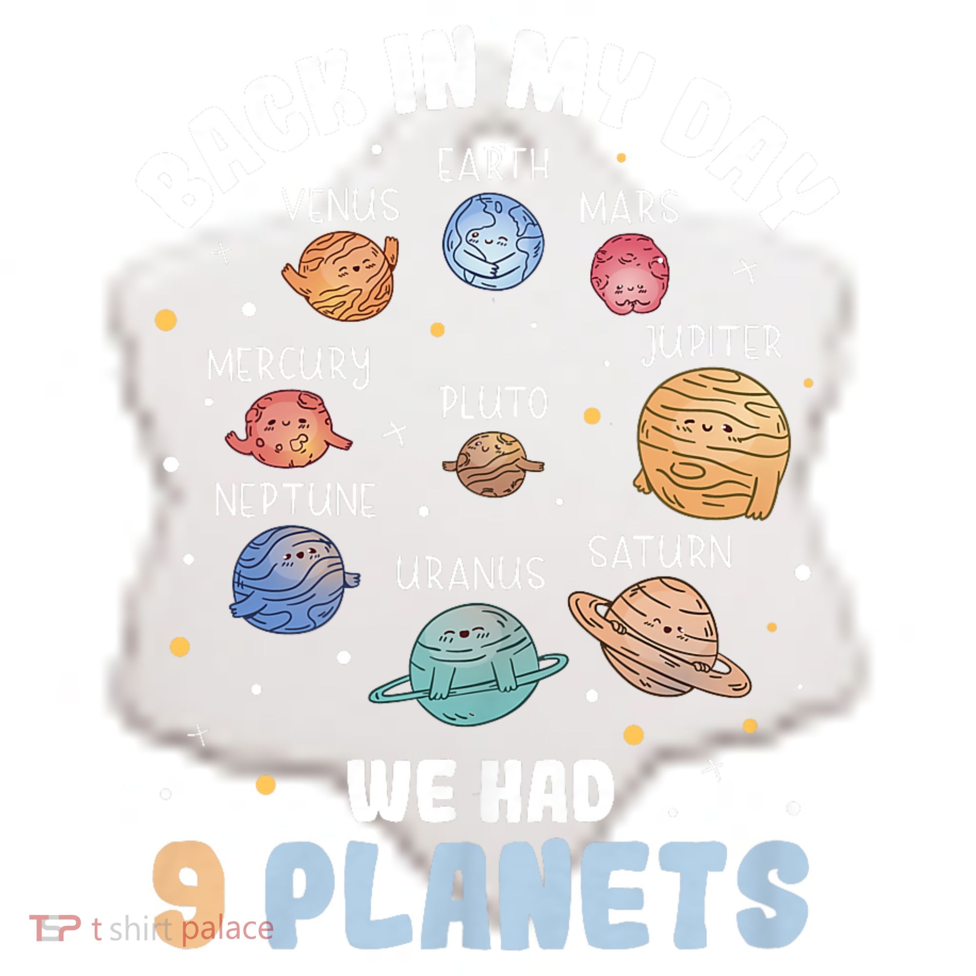 Pluto Quote We Had 9 Planets Galaxy Solar System Science Ceramic Ornament