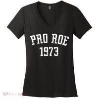 Pro Roe 1973 Distressed Women's V-Neck T-Shirt thumb 0